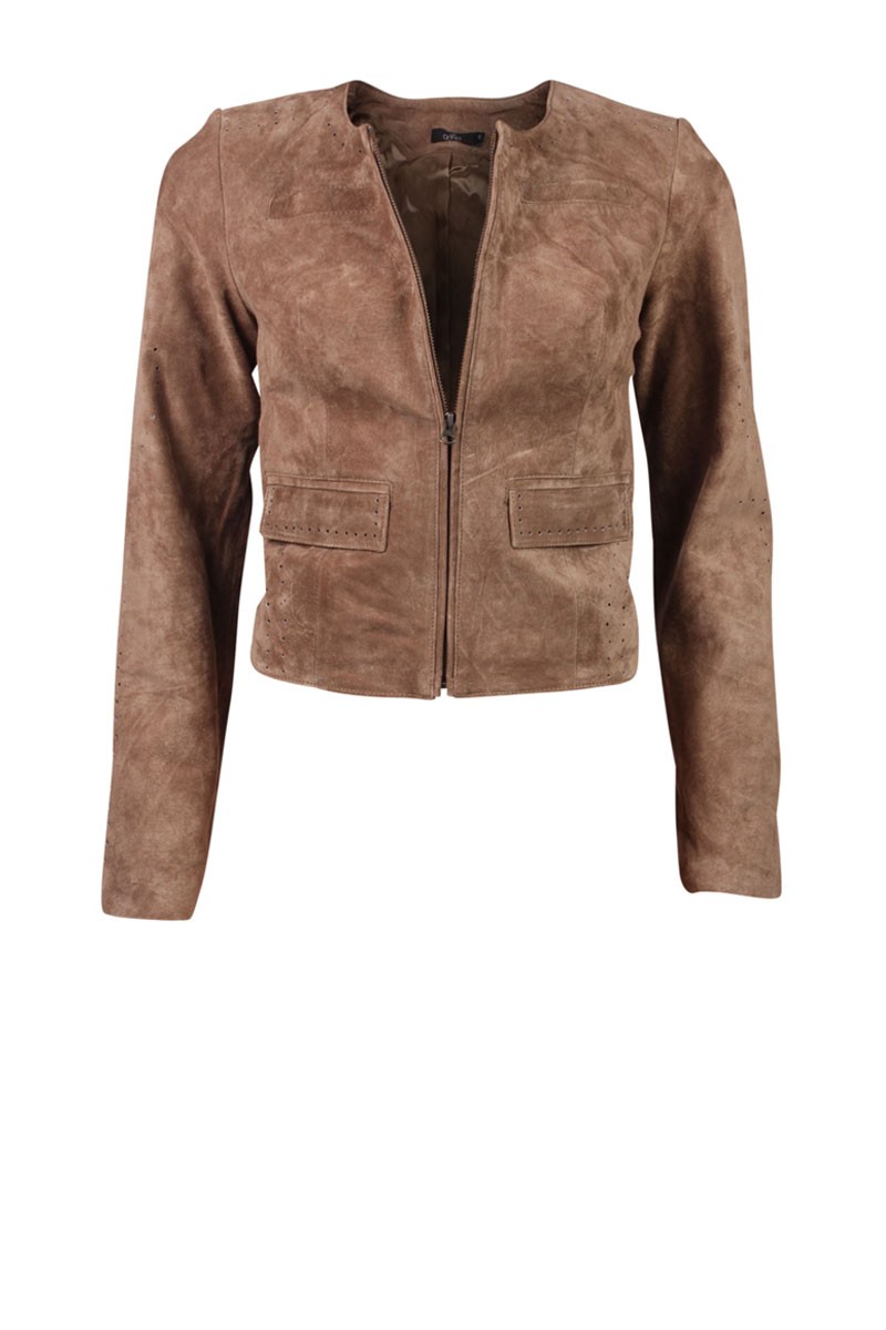 Aaiko Suede jasje Evelyn | groen/bruin