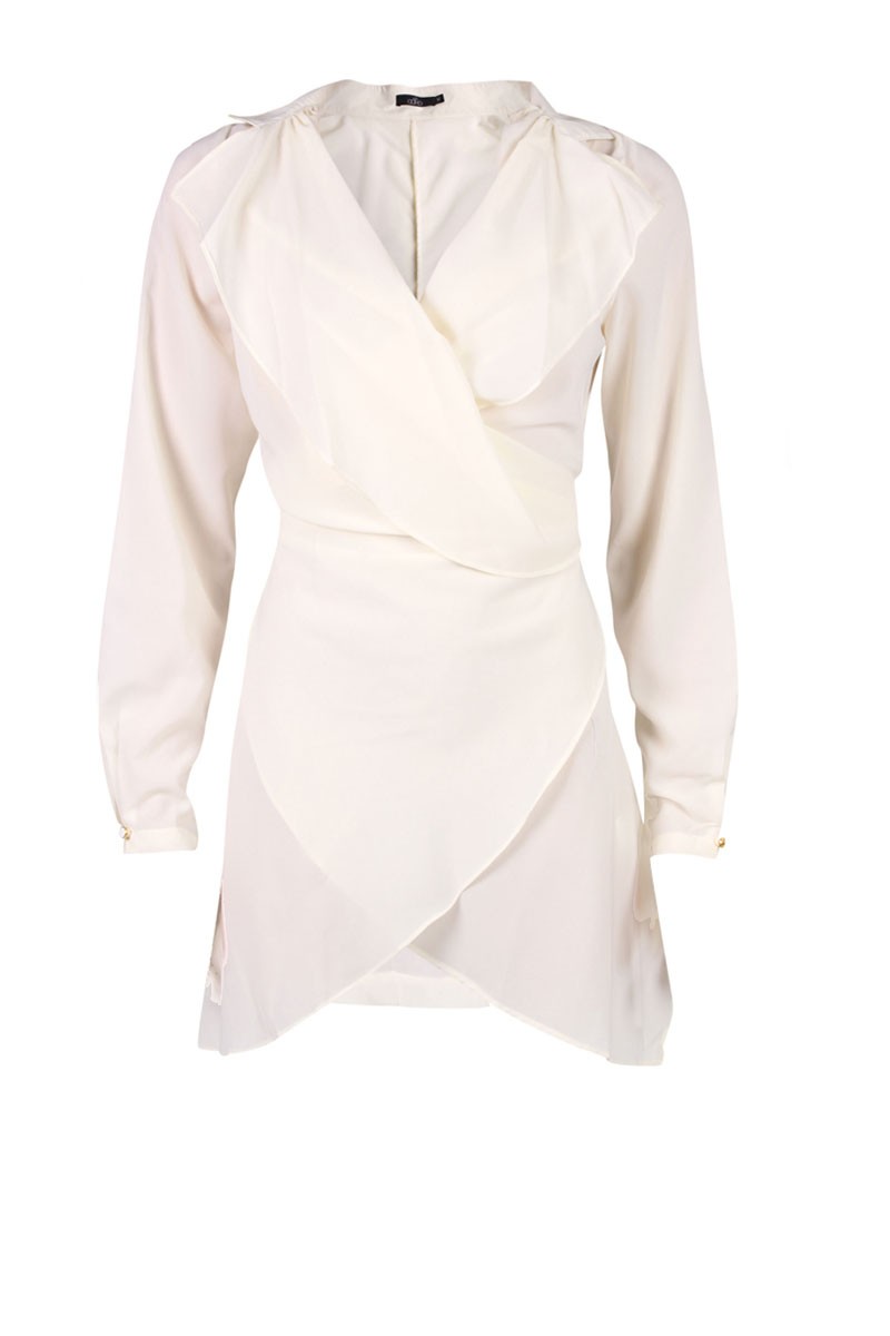 Aaiko Wikkelblouse Piav | off-white