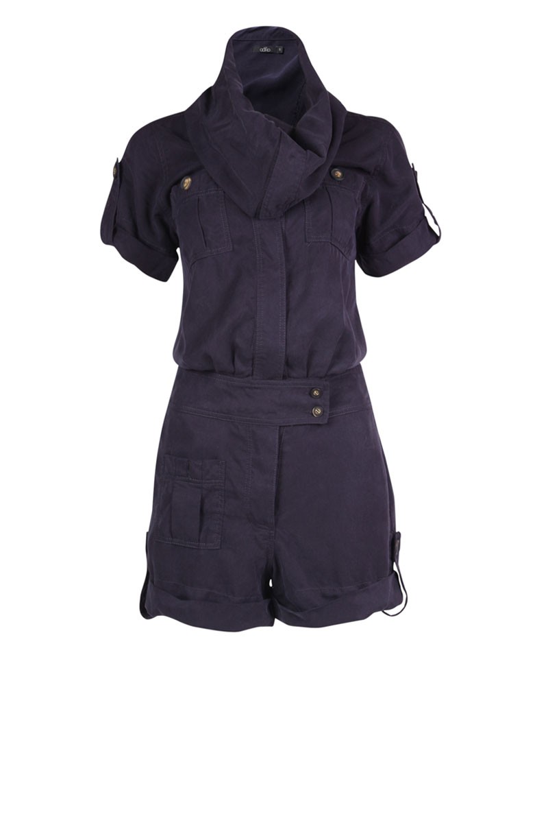 Aaiko Tencel jumpsuit Tido | donkerblauw