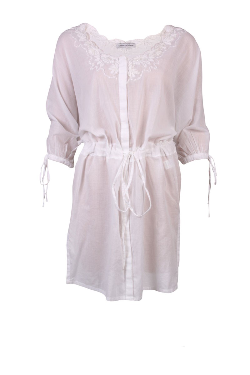 Ambre Babzoe Tuniekjurk Mimi | wit