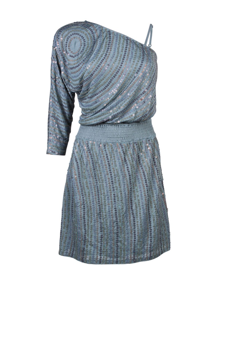Blank Jurk Ivern | mint blauw