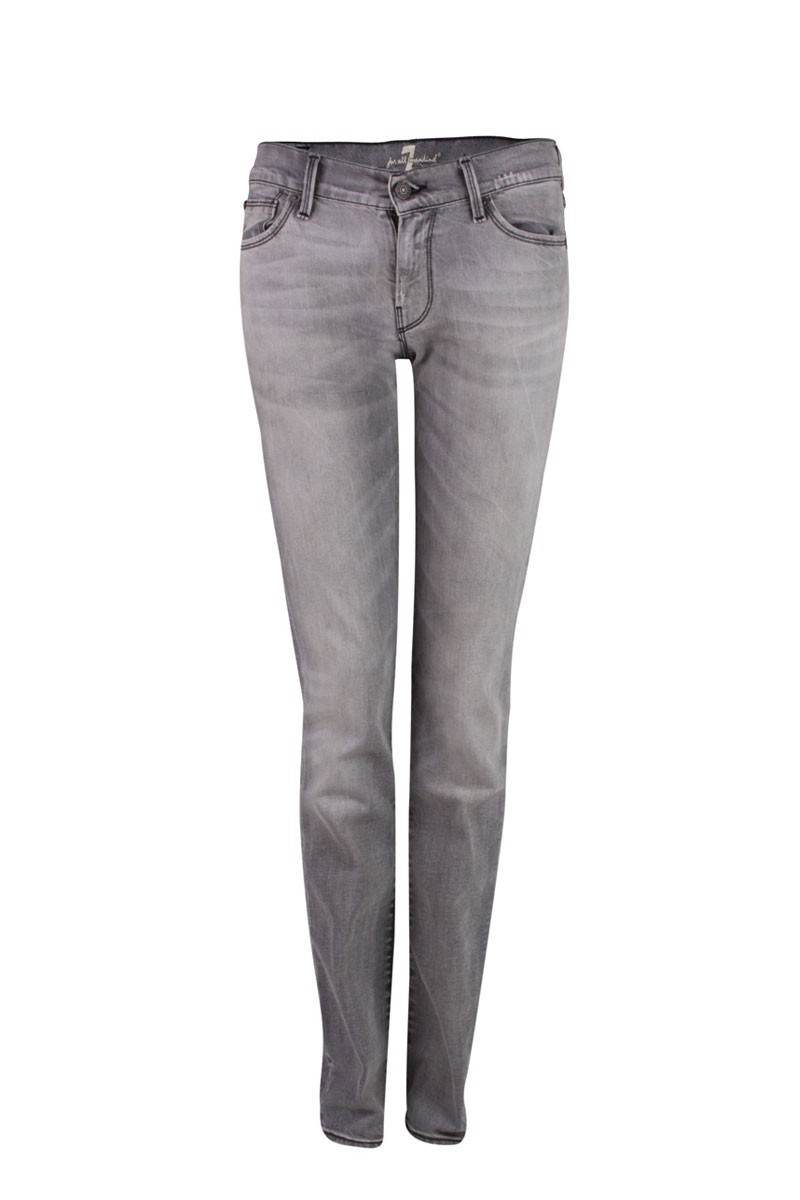7 For All Mankind Straight Jeans Magnetic | grijs