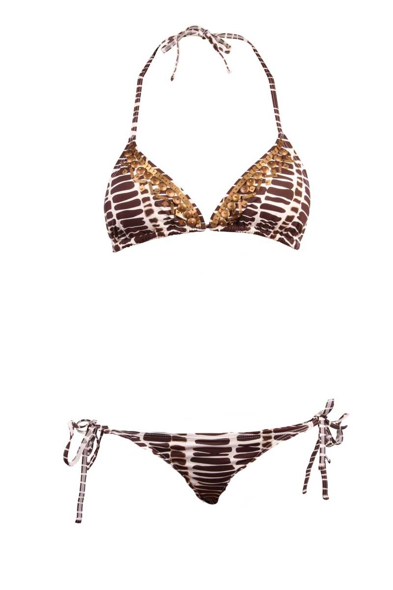 OndadeMar Triangelbikini Kalah Bar | bruin/wit
