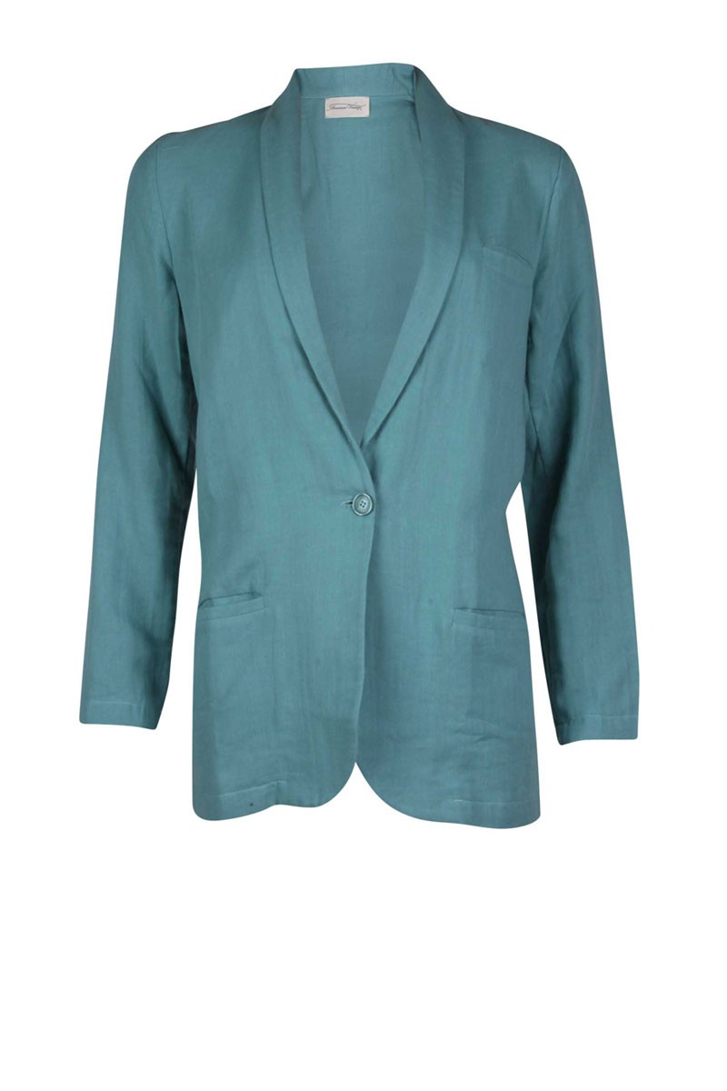 American Vintage Blazer Jade | blauw/groen