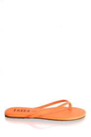  Leather Flip Flops Oranje | neon orange
