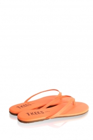  Leather Flip Flops Oranje | neon orange