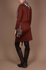 Tube dress | rust
