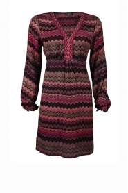  Rayon dress Jacquard | pink