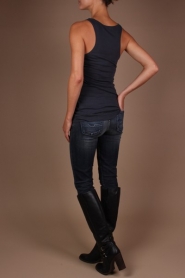 Racer Back Tank Top Rosa | navy