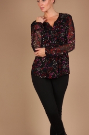  Silk tunic top Sylvie | multi