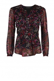  Silk tunic top Sylvie | multi