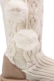 Knitted boots Jennel | off white
