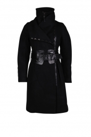  Wool coat Chantal | black