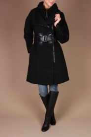  Wool coat Chantal | black