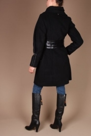  Wool coat Chantal | black