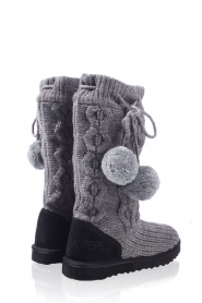  Knitted boots Jennel | grey
