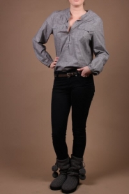  Knitted boots Jennel | grey