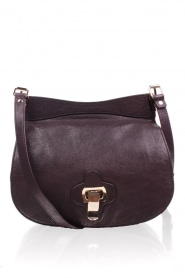  Leather bag Brinks | eggplant