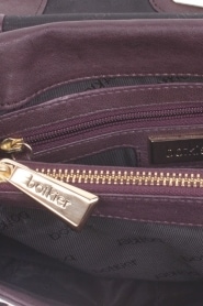  Leather bag Brinks | eggplant