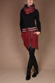  Wool skirt Milana | red