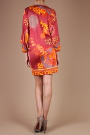  Silk dress Gian | red