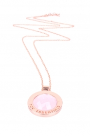  Necklace with gemstone | rose/soft pink