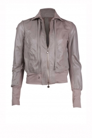  Leather Jacket Lana |  grey