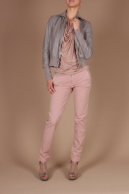  Leather Jacket Lana |  grey