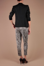 Silk Harem pants Randy | cream/black