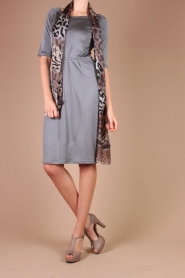  Silk Dress Anna | grey