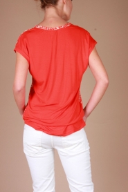  Silk top Untamed | spicy orange