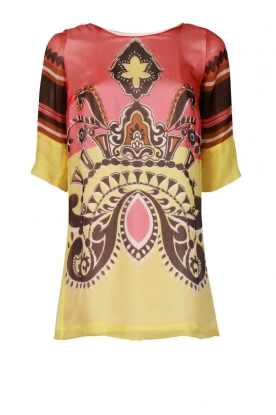 Silk tunic dress Mara | print