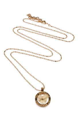 Necklace Medaillon heart small |light gold