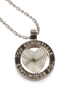 TOV ESSENTIALS |  Necklace Medaillon heart small | silver