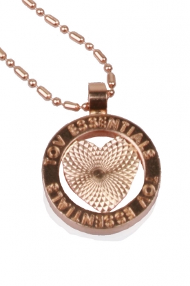 TOV ESSENTIALS |  Necklace Medaillon heart small | ros�
