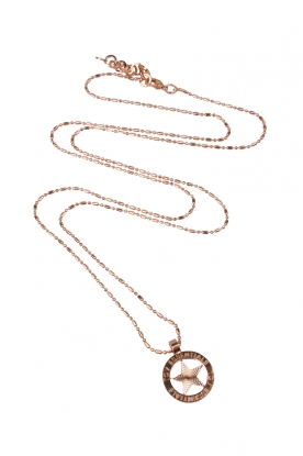 Necklace Medaillon star small | ros�