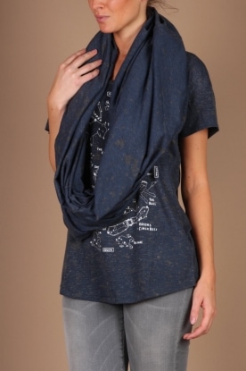 Denham |  Scarf Stellar | blue