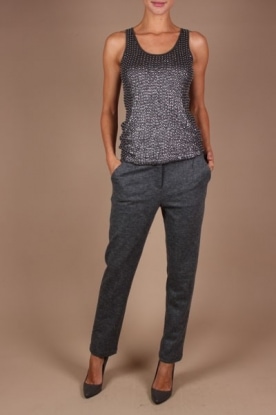Antik Batik |  Wool pants Kimmy | grey