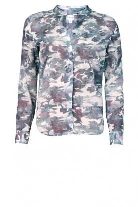 Silk blouse Georgie | army green