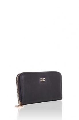 ELISABETTA FRANCHI |  Leather wallet Mia| black