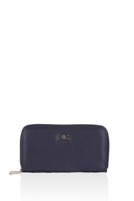 Leather wallet Mia| blue