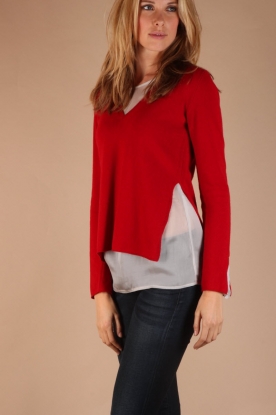 Dondup |  Cashmere sweater Oron | red