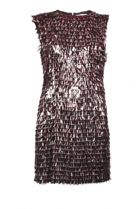Sequin dress Soraya | red/black