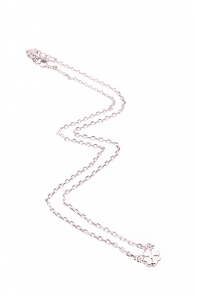 Necklace pendant leaf | silver