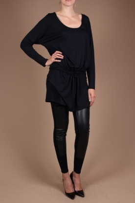 Dutchess | Wollen cord jurk | marine