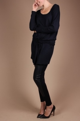  Wool cord dress | navy