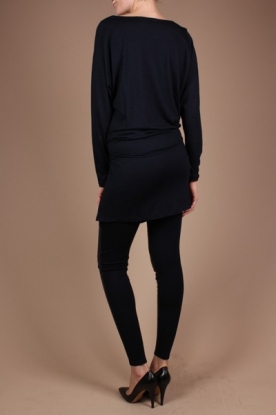  Wool cord dress | navy