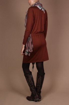 Tube dress | rust