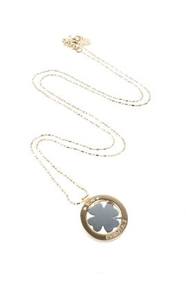 Necklace leaf | gold/silver