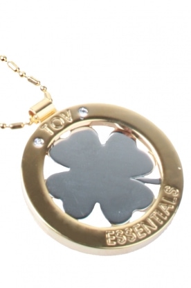 TOV ESSENTIALS |  Necklace leaf | gold/silver